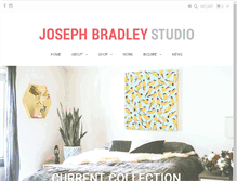 Tablet Screenshot of josephbradleystudio.com